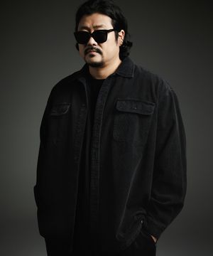 [빅사이즈]잉크셰이드 워시드 코듀로이 셔츠