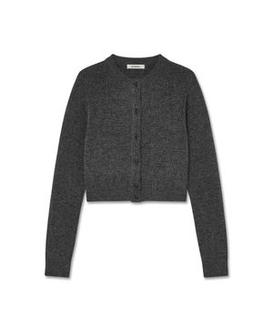 키드모헤어 가디건 차콜