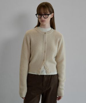 키드모헤어 가디건 아이보리
