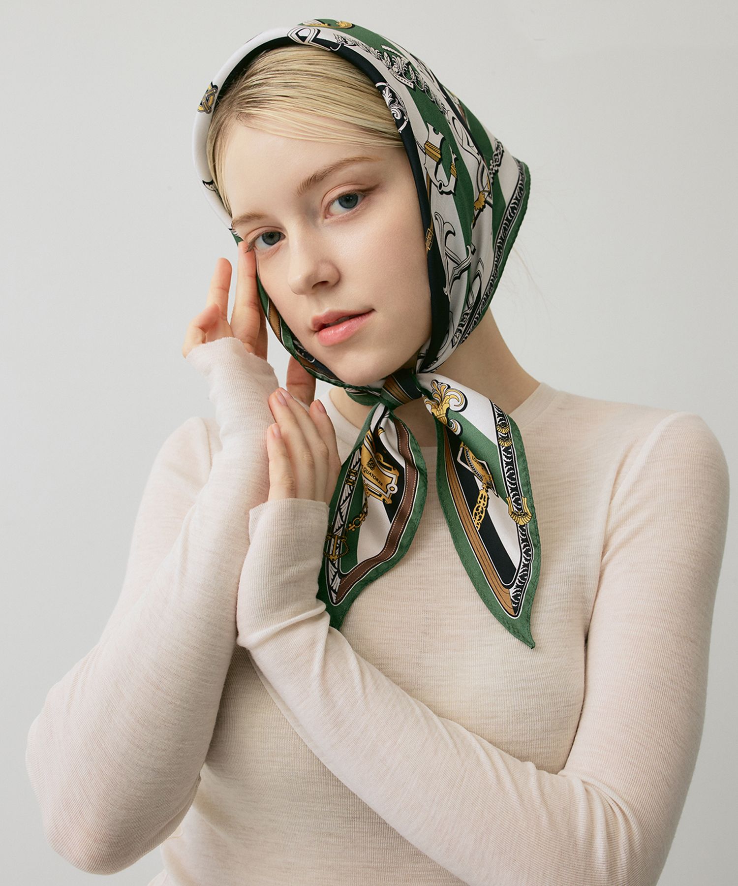 MUSINSA公式 | LOUIS QUATORZE SCARF ルイスバロック シルク
