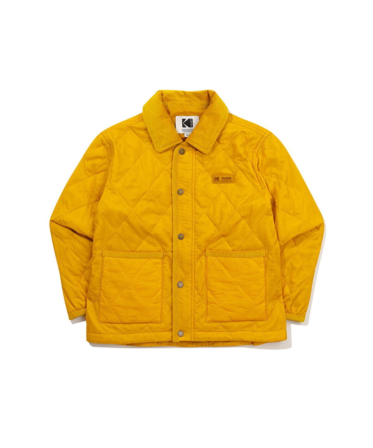 코닥 키즈(KODAK KIDS) 클래식 퀼팅 경량 다운 자켓 키즈 MUSTARD