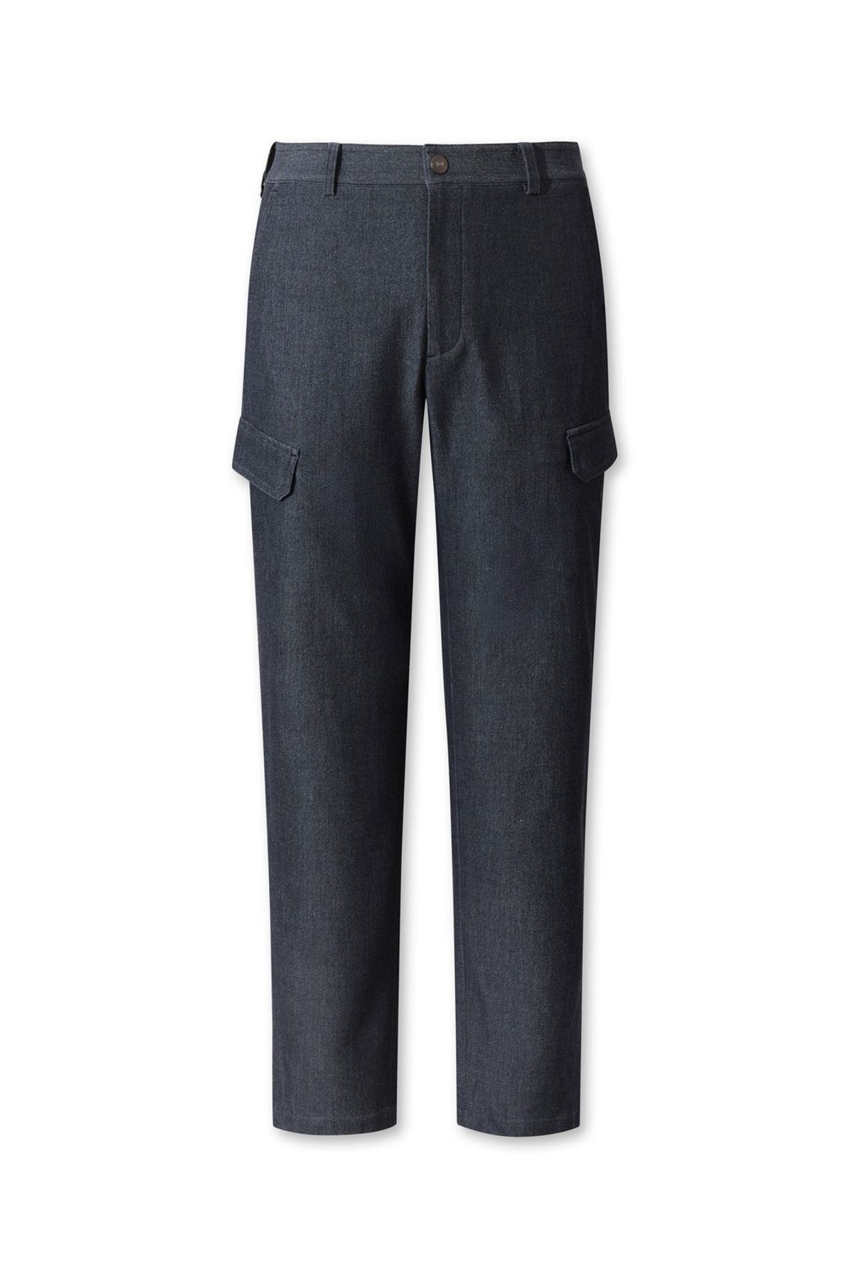왁(WAAC) Men Denim-like Tapered Cargo Pants WMPNW25701NYD