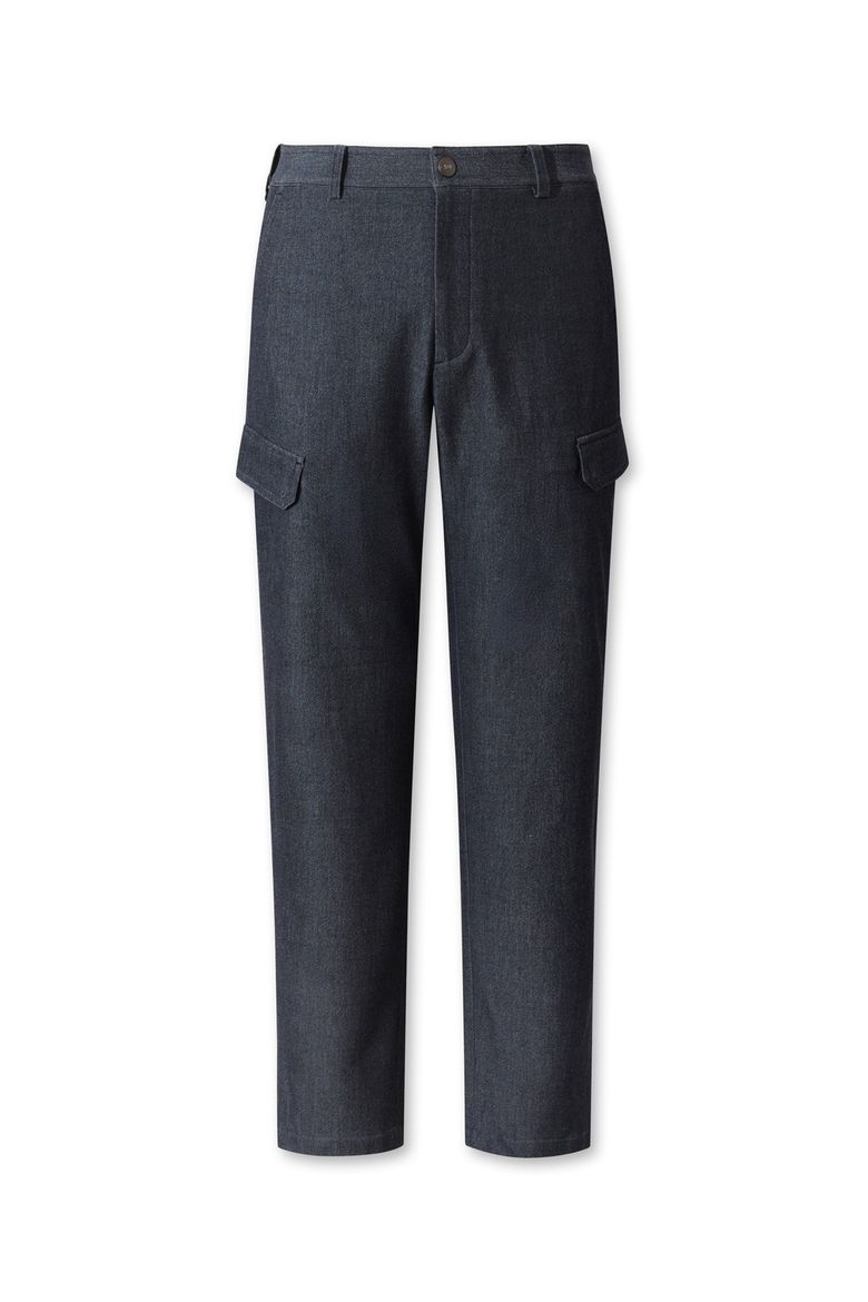 Men Denim-like Tapered Cargo Pants WMPNW25701NYD