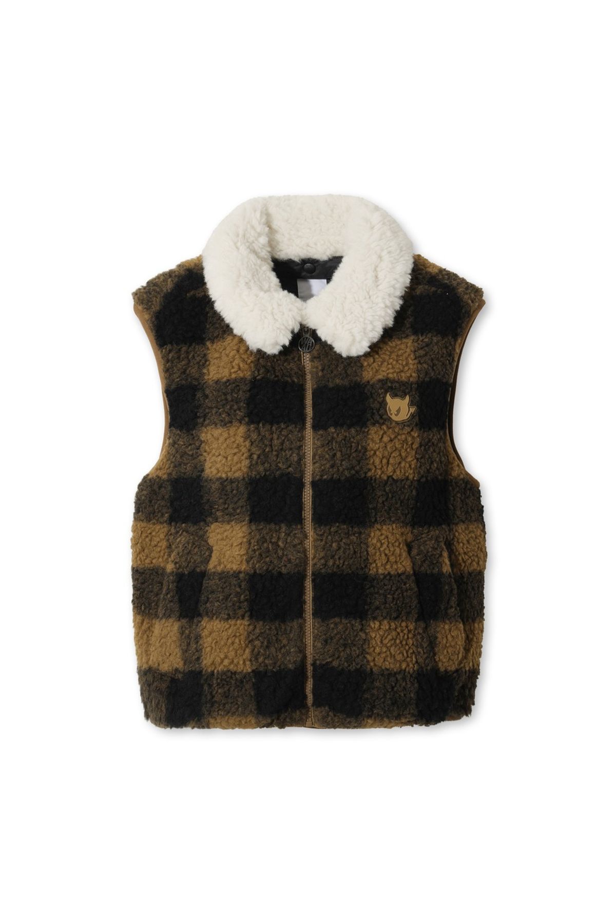 왁(WAAC) Women Check Vest WWVAW25703BRL
