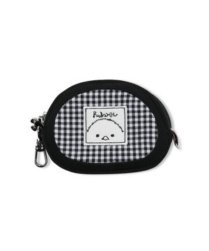 WXAC015 코론체크 미니 파우치 (BLACK)