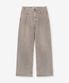 로우 스톤 와이드 데님 팬츠 ( 샌드 베이지 )