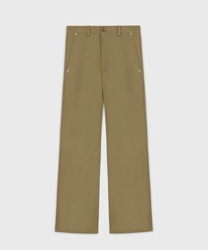SATEEN COTTON CAMPO PANTS KAKI