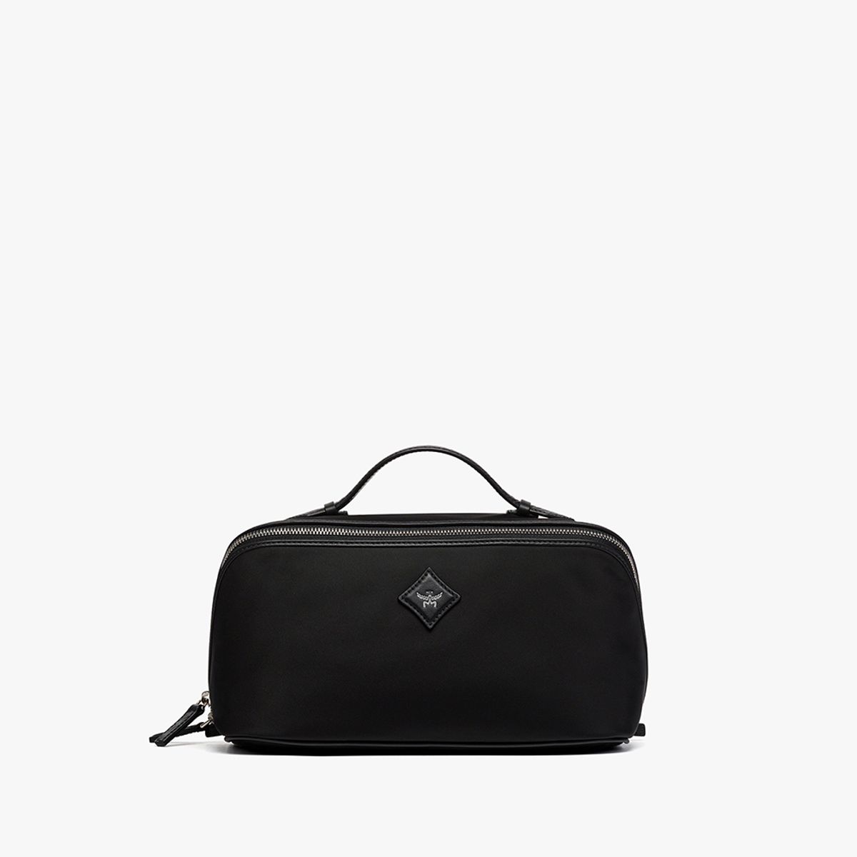 엠씨엠(MCM) Ottomar ECONYL® 가죽 토일레트리 백 MXZFATT01BK