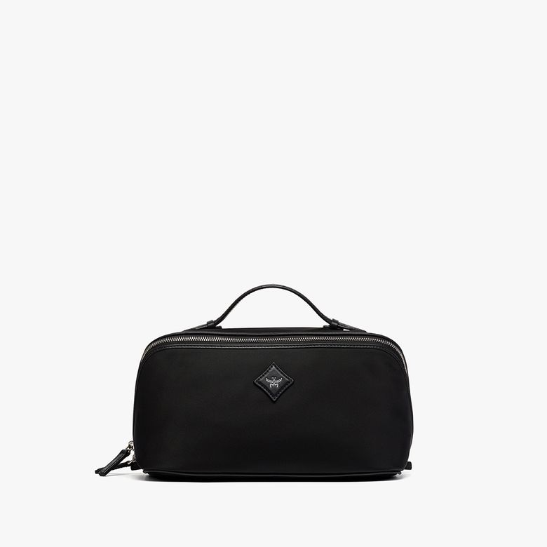 Ottomar ECONYL® 가죽 토일레트리 백 MXZFATT01BK