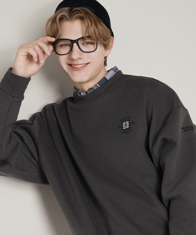 올데이 기모 맨투맨 티