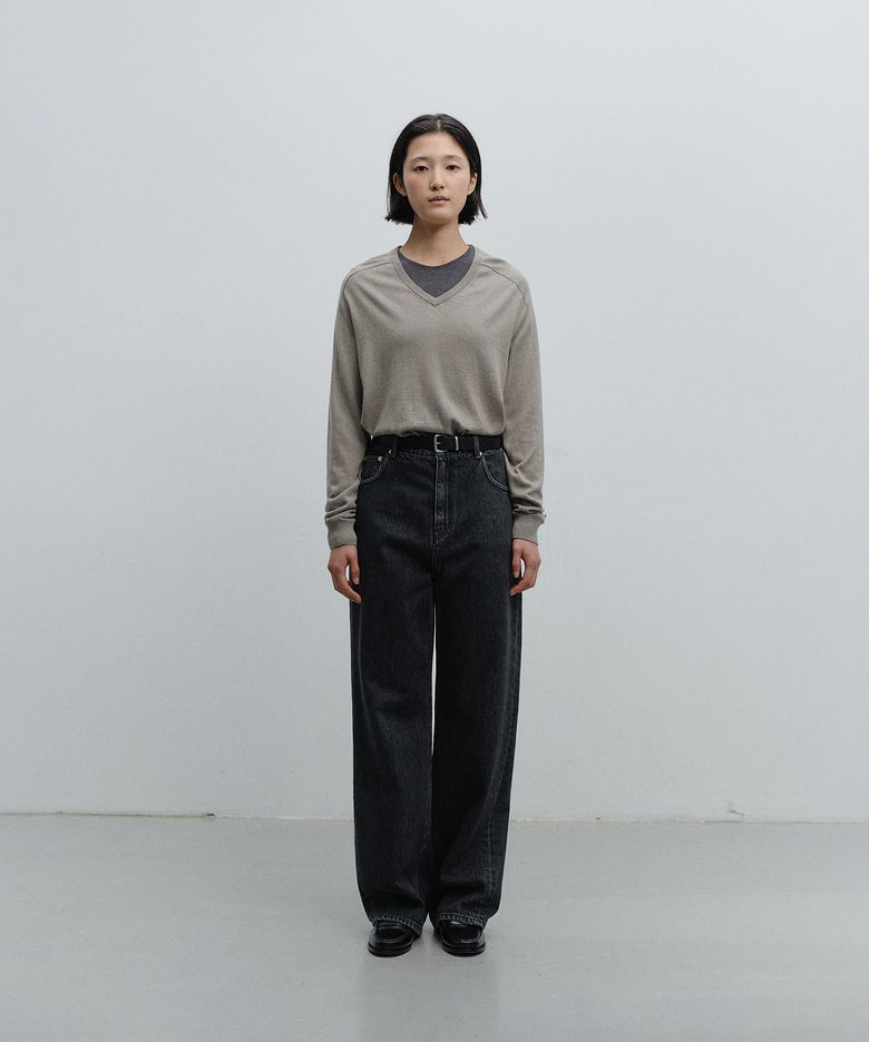 w. Clair Relaxed Denim (Black)