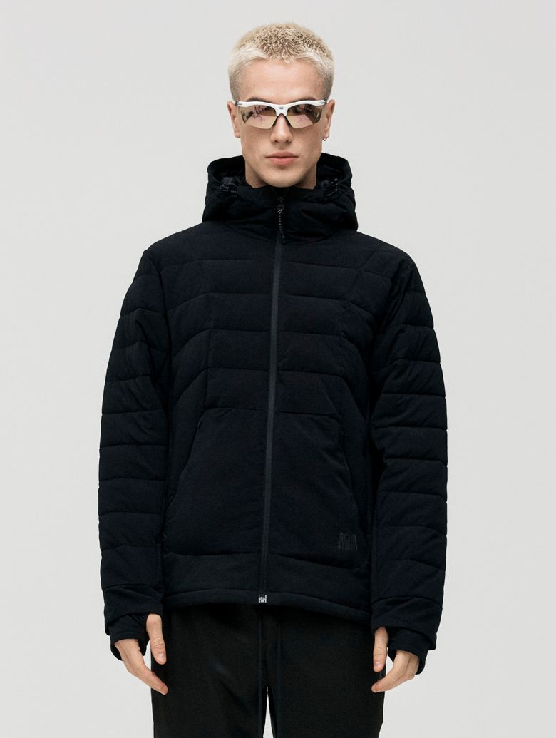 MS LIGHTWEIGHT PADDED JACKET-BLACK