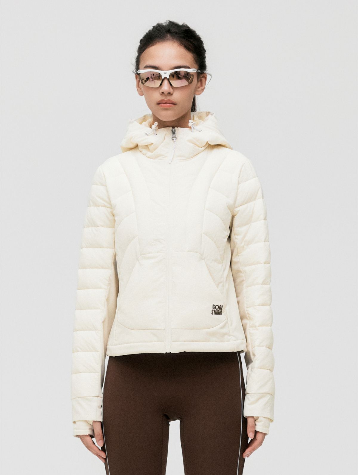 골스튜디오(GOALSTUDIO) WS LIGHTWEIGHT PADDED JACKET-CREAM