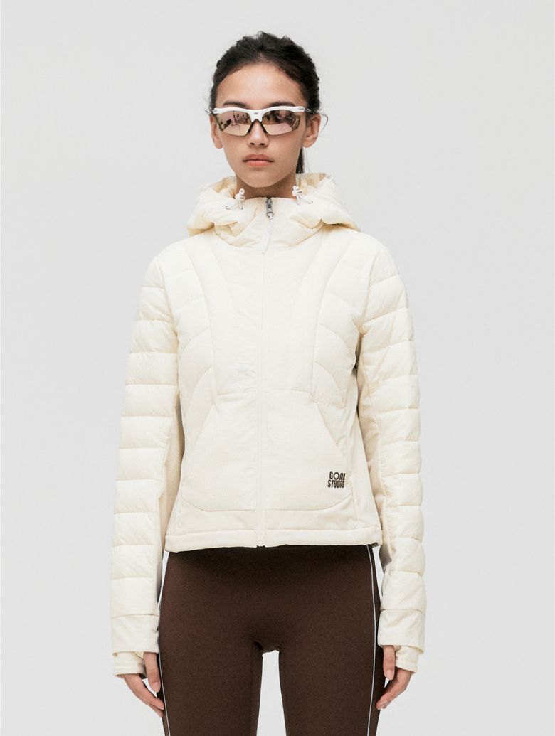 WS LIGHTWEIGHT PADDED JACKET-CREAM