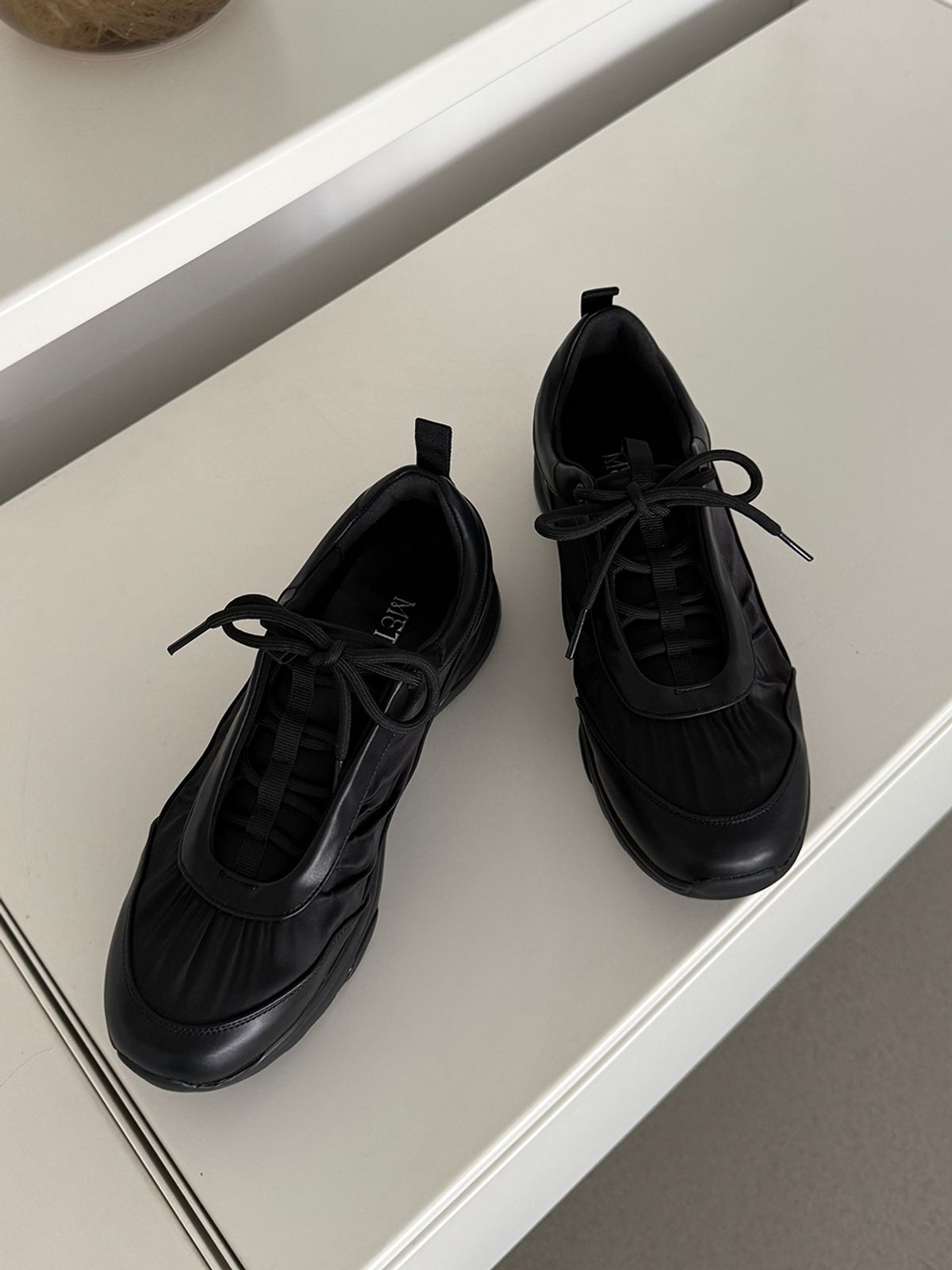 메티에(METIER) me1011 Majia shirring casual sneakers 마지아 셔링 캐주얼 스니커즈