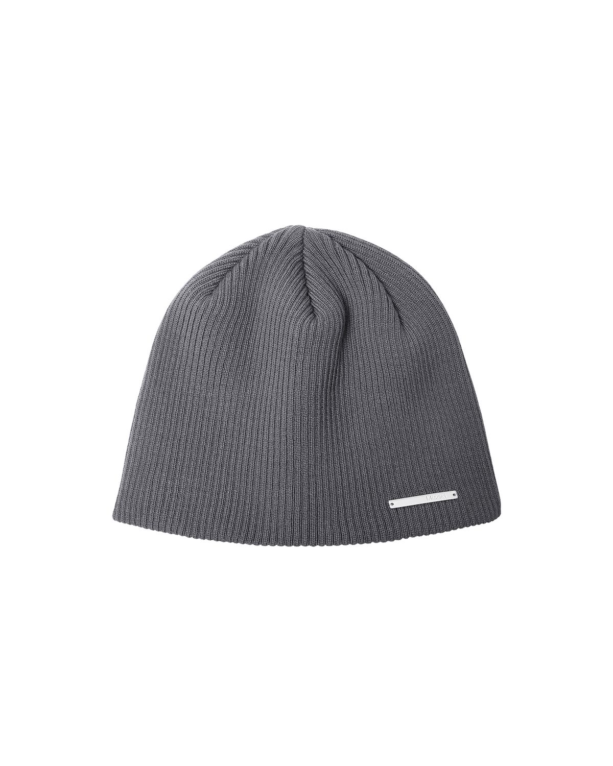 미세키서울 맨(MISEKISEOUL MEN) Basic knit beanie CHARCOAL