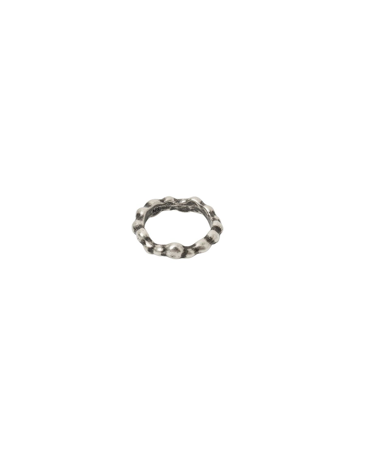 미세키서울 맨(MISEKISEOUL MEN) Pebble loop ring SILVER