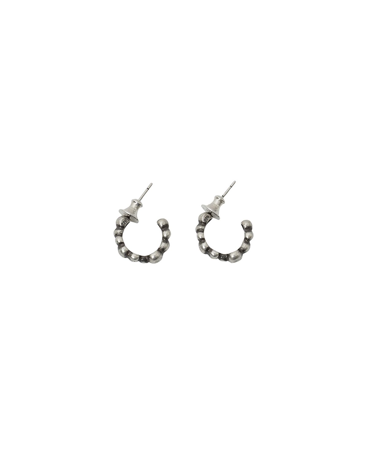 미세키서울 맨(MISEKISEOUL MEN) Pebble loop earring SILVER