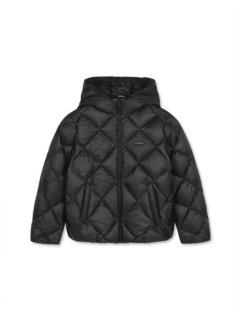 여아 큐브라이트 다운 경량패딩 (BLACK)