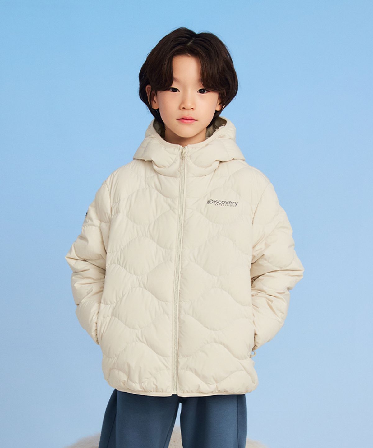 디스커버리 키즈(DISCOVERY KIDS) 마레 다운 경량패딩 (BEIGE2)