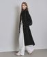 [우먼] 벨티드 발마칸 롱 코트 블랙 COWCT001BLACK