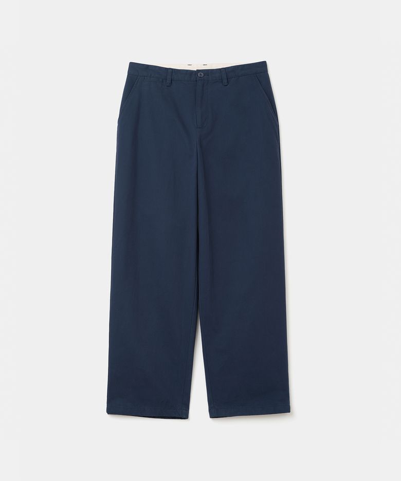 peach basic chino pants navy
