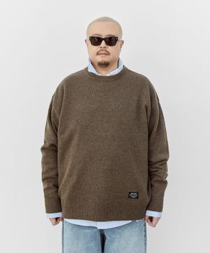 [빅사이즈]리디파인 크루 니트