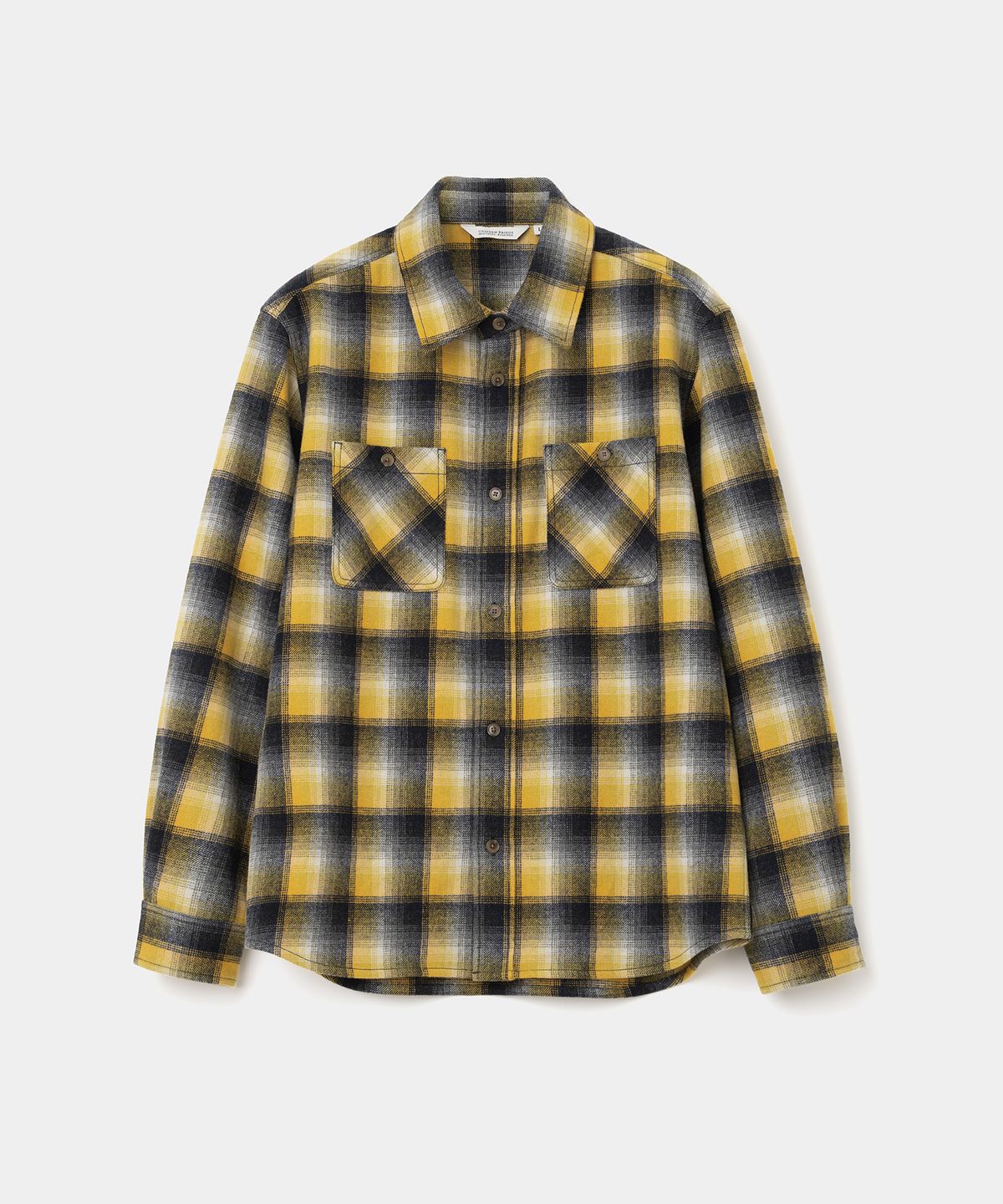 유니폼브릿지(UNIFORM BRIDGE) two pocket check shirt yellow