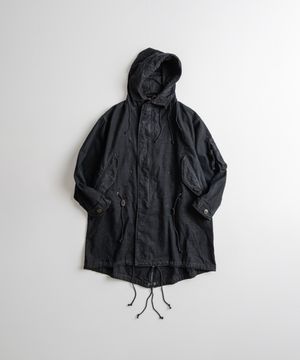 DYED CANVAS M48 MIL PARKA anthracite