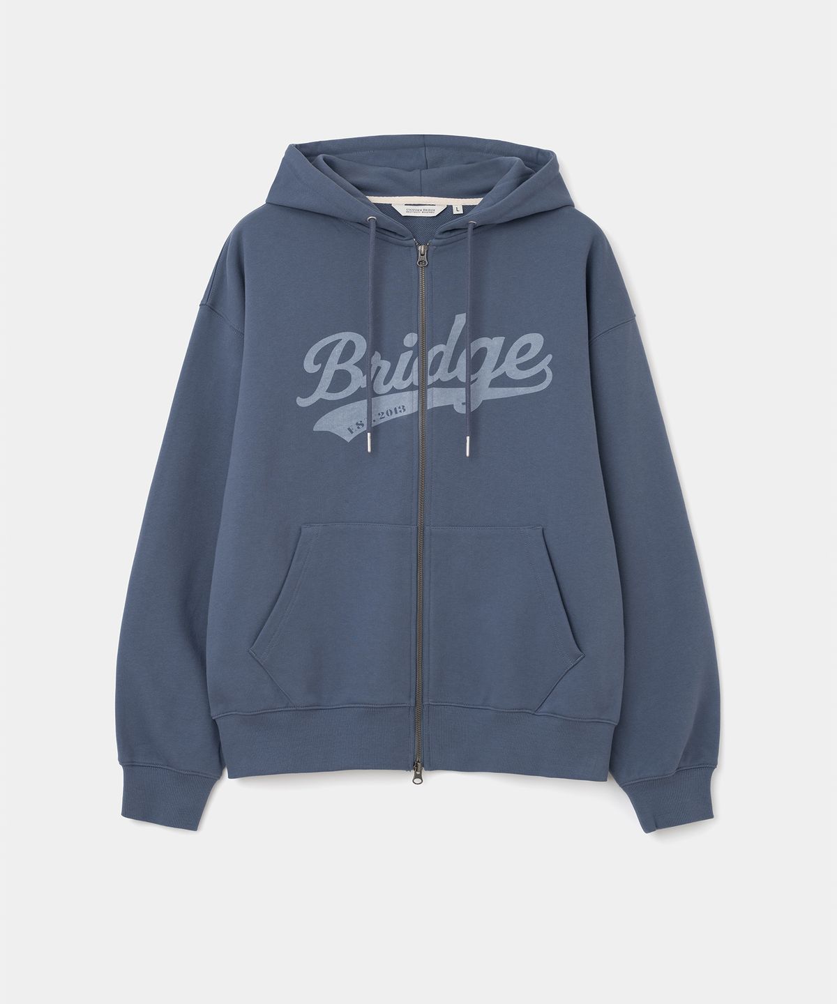 유니폼브릿지(UNIFORM BRIDGE) logo hoodie zip-up old navy