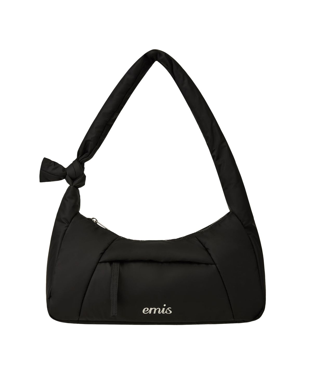 이미스(EMIS) PADDED ZIP POCKET SHOULDER BAG-BLACK