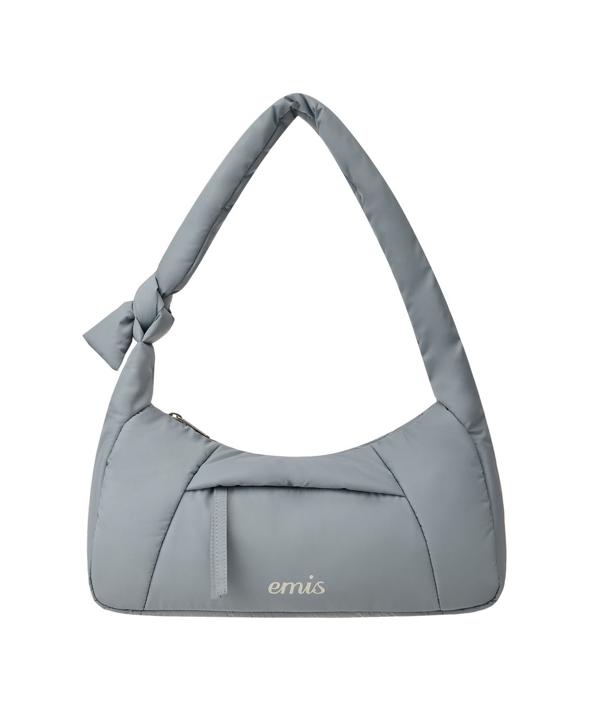 이미스(EMIS) PADDED ZIP POCKET SHOULDER BAG-BLUE