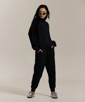드리프트코어 우먼스 조거팬츠-블랙
