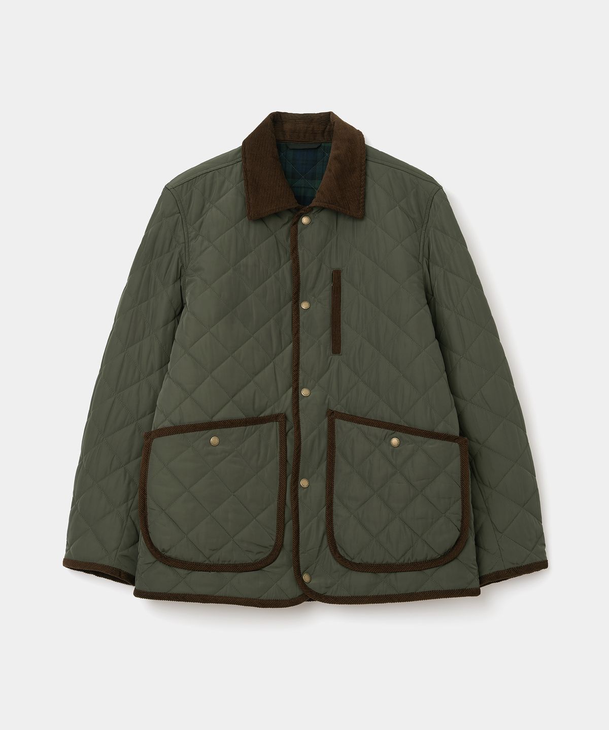 유니폼브릿지(UNIFORM BRIDGE) quilted hunting jacket olive