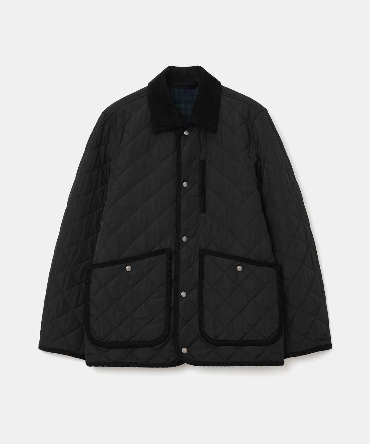 유니폼브릿지(UNIFORM BRIDGE) quilted hunting jacket black