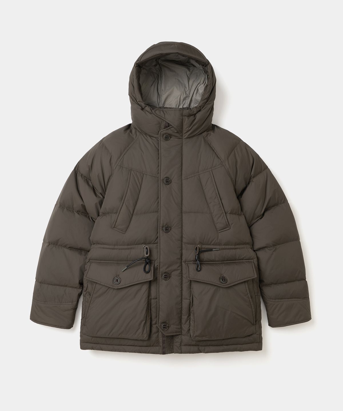 유니폼브릿지(UNIFORM BRIDGE) shelter loft down parka brown