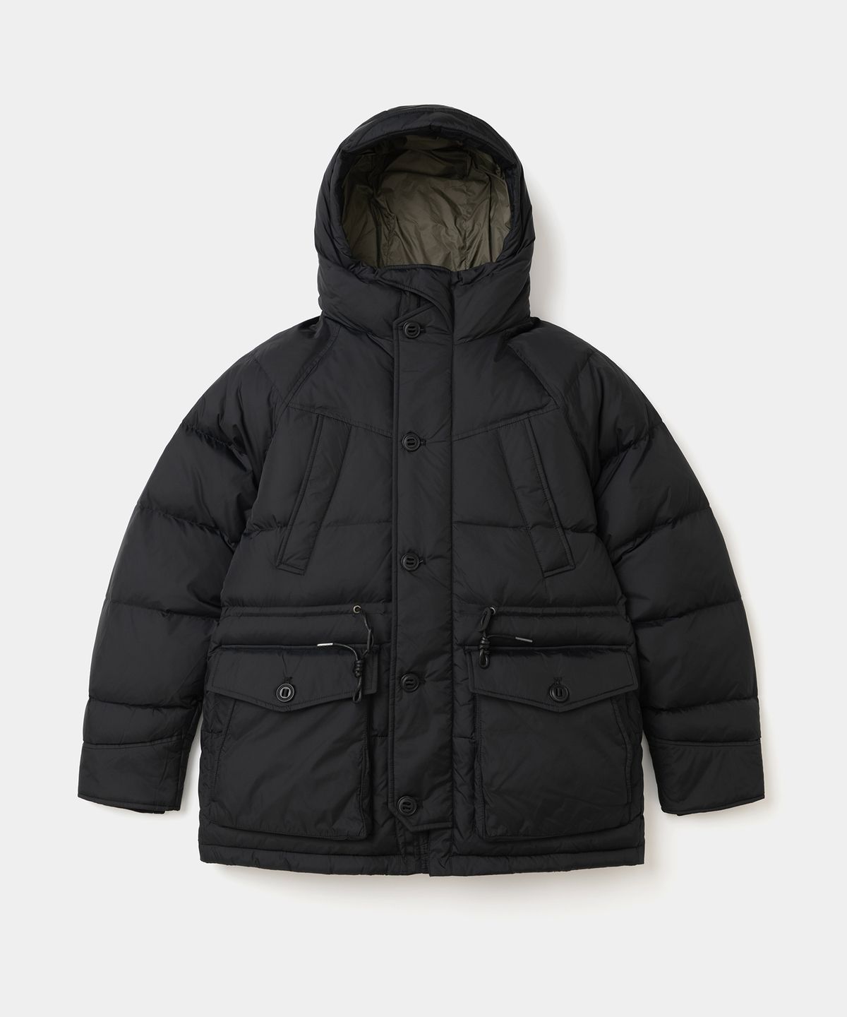 유니폼브릿지(UNIFORM BRIDGE) shelter loft down parka black