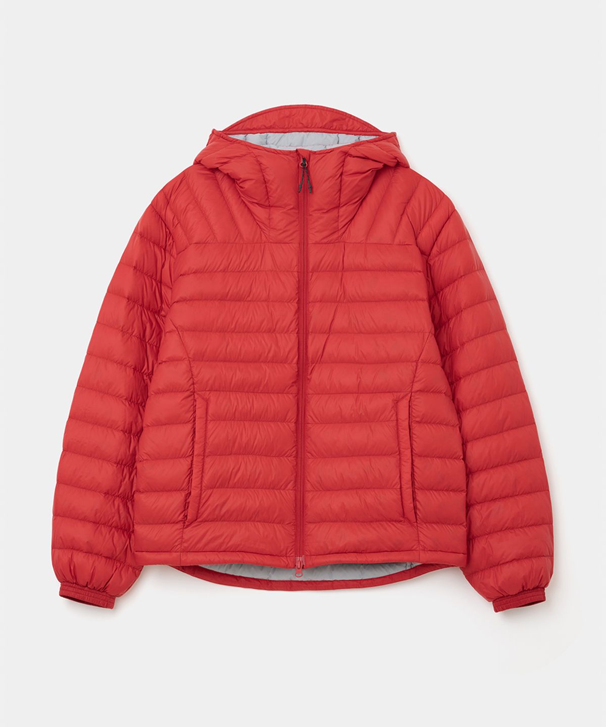 유니폼브릿지(UNIFORM BRIDGE) lightweight hooded down jacket red
