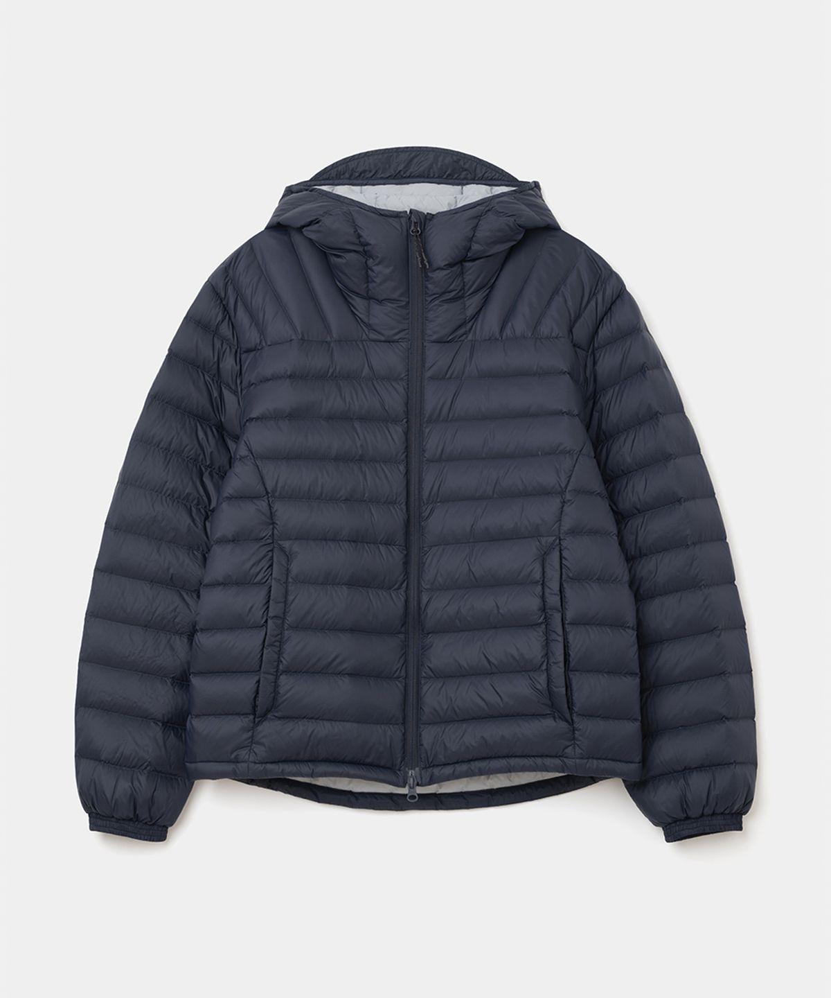 유니폼브릿지(UNIFORM BRIDGE) lightweight hooded down jacket navy