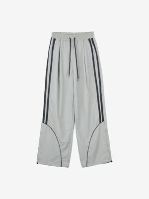 리플렉트 와이드 나일론 팬츠 (L.Gray)