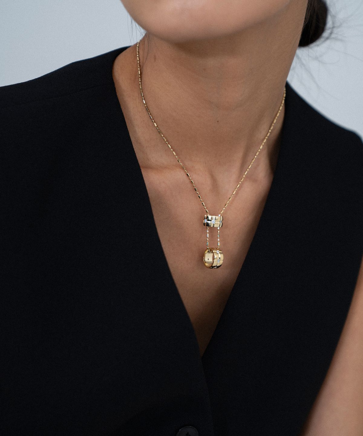 제이누이(JNUI) 모멘텀 네크리스 목걸이 14k gold plated