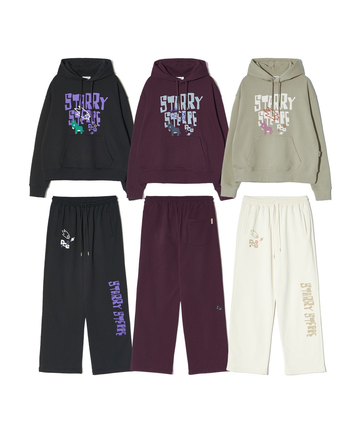 피스메이커(PIECE MAKER) DONKEY SWEAT SET UP (3COLORS)