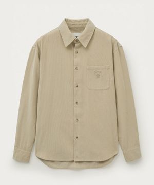 소프트 코듀로이 셔츠 크림
