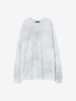 스플래터 롱 슬리브 (White)