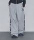 스타 패치 배색 스웻 팬츠 멜란지