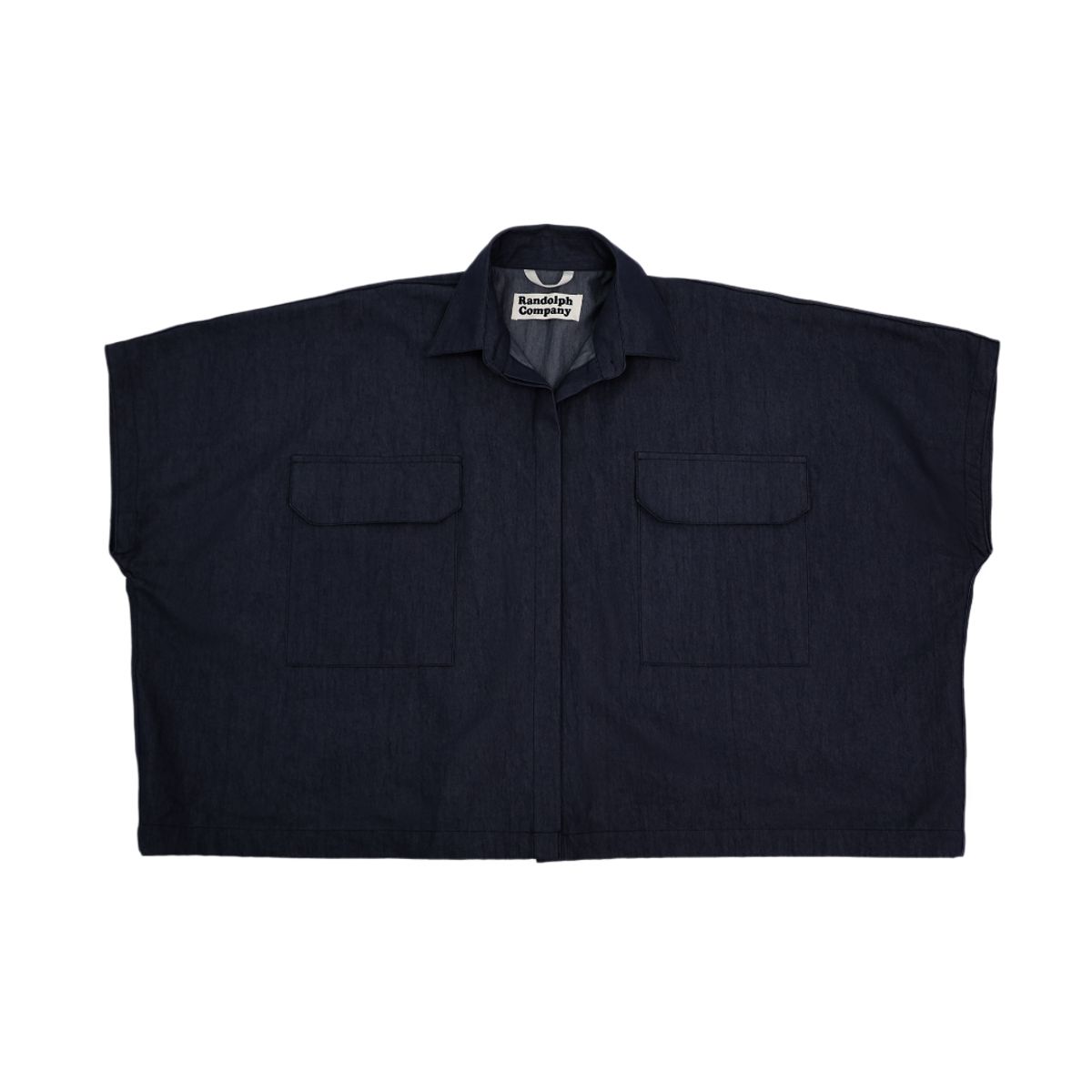 랜돌프앤코(RANDOLPH&CO) Cape Short Sleeve Shirt_Navy