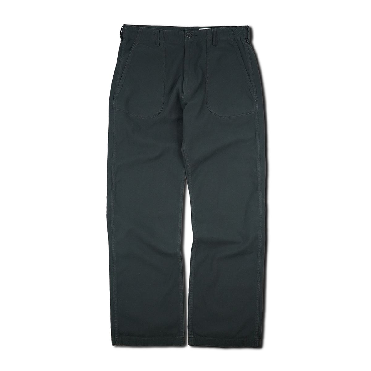 피오에스알(POSR) WASHED FATIGUE PANTS / BLACK