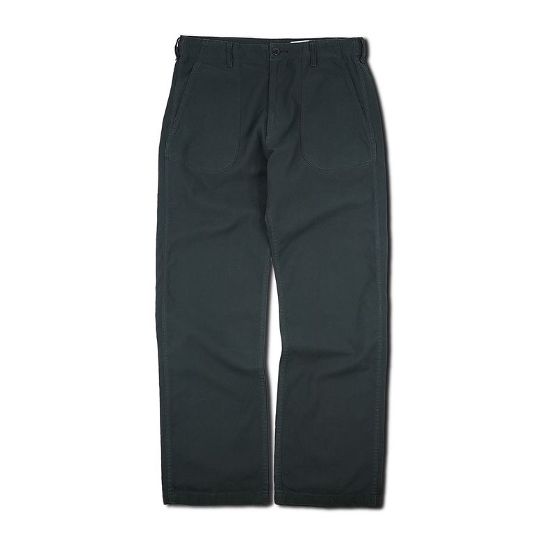 WASHED FATIGUE PANTS / BLACK
