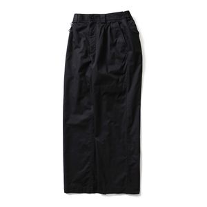 데니쉬 투턱 팬츠 - 블랙