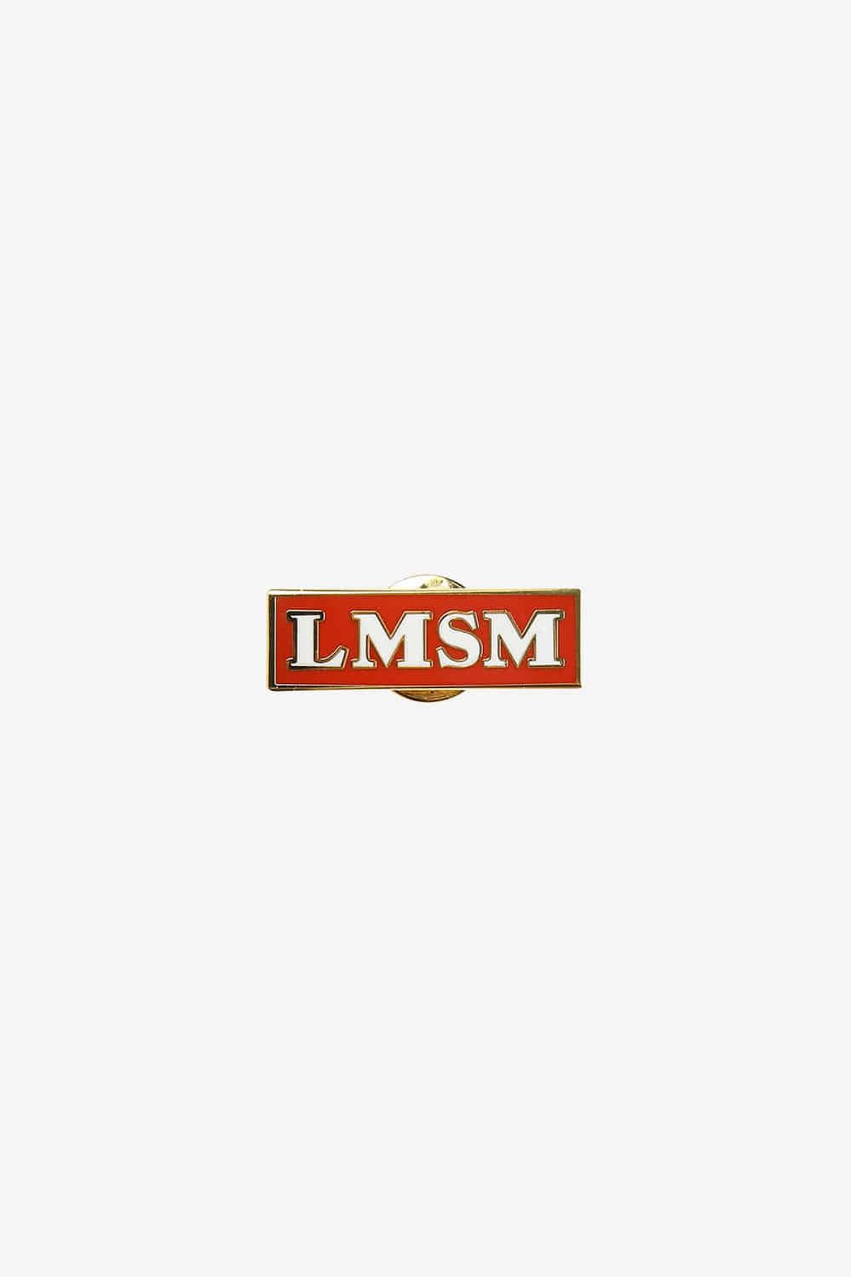 르몽생미셸(LE MONT ST MICHEL) LMSM Red Logo Badge